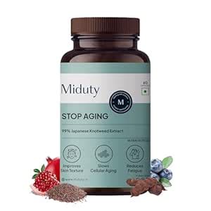 Miduty Stop Aging Trans Resveratol 250mg with Green Tea Leaf Extract ...