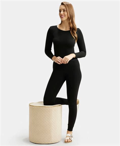 Buy Soft Touch Microfiber Elastane Stretch Leggings with StayWarm ...