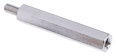 RS PRO | RS PRO Standoff, M4 x M4 Thread, 40mm Body, Brass, Male/Female ...