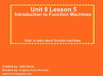 Image result for Everyday Math Function Machine