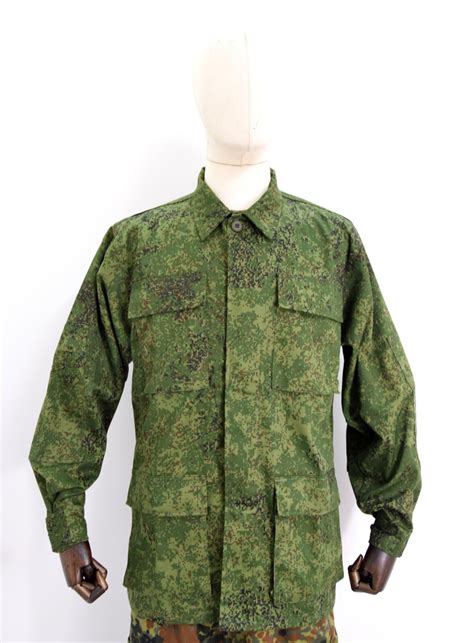 Russian Army Zifra Flora Camo Shirt BDU Lightweight Combat Jacket ...
