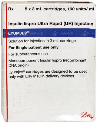Lyumjev Cartridge 3ml Pack Of 5 Injection - Uses, Side Effects, Dosage ...