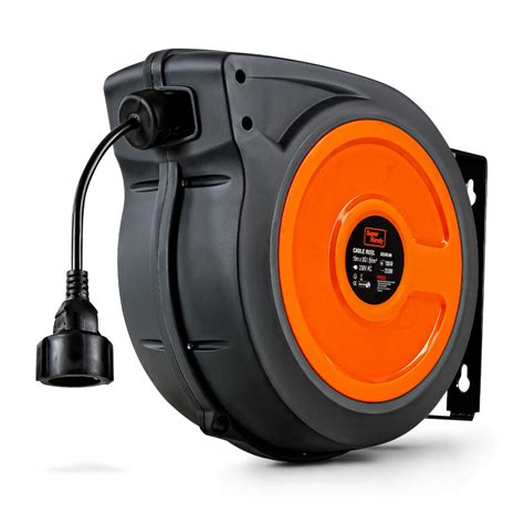 Power Extension Cord Retractable Reel Australian 15m 240v