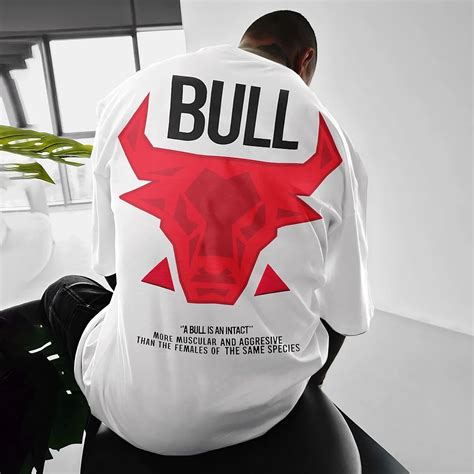 Gym Oversized T Shirt - BULL - 15 Days Return – Strong Soul