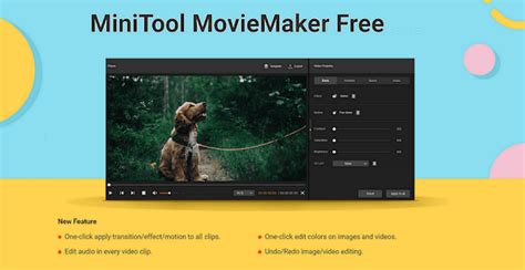 MiniTool MovieMaker 免費影片製作軟體，多種濾鏡高畫質無水印(英文/ v7.0版)