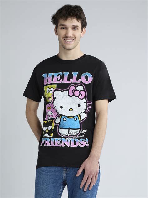 Hello Kitty men's Graphic Tee - Sizes S-3XL - Walmart.com