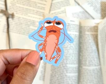 Shark Tale Vinyl Sticker Shrimp My Sister Had a Baby Quote Tiktok Trend ...
