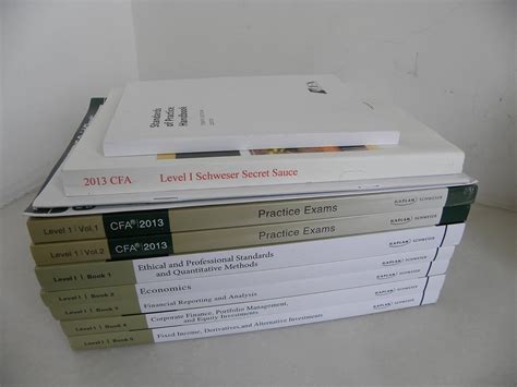 Buy 2012 Cfa Level 1 Schweser Study Notes+Practice Exam+Quicksheet Book ...