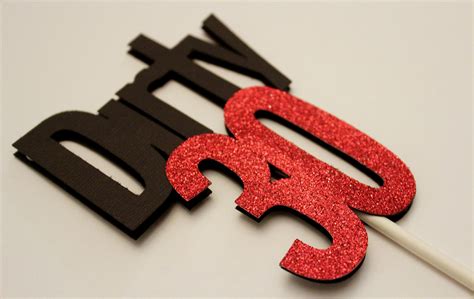 Buy Cake topper - DIRTY 30-30th Birthday decoration - party decorations ...