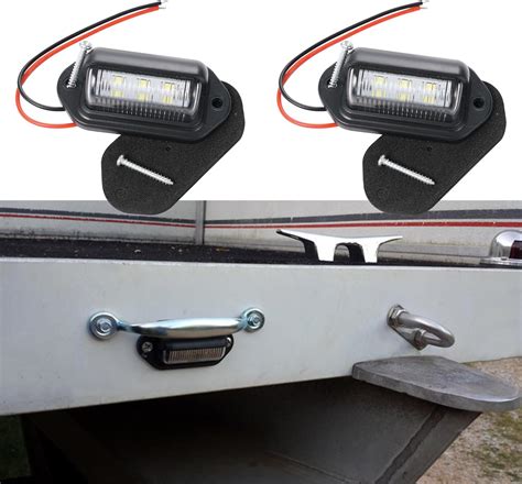 Amazon.com: 2PCS LED License Plate Light, License Plate Light Assembly ...