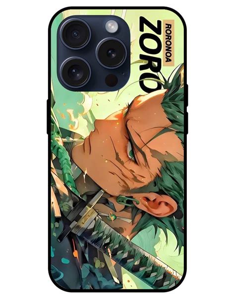 Roronoa Zoro One Piece Glossy Glass Back Cover – Covers Buy