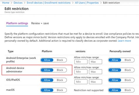 Image result for Android Management Options Intune