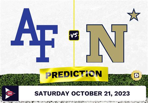 Air Force vs. Navy CFB Prediction and Odds - October 21, 2023