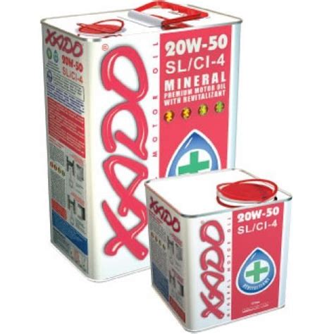 Xado XA 20215 20W-50 SL/CI-4 Atomic Oil (4 L) : Amazon.in: Car & Motorbike