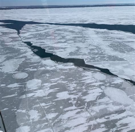 Cold snap doesn't mean watercourses are fully frozen, Essex County OPP warn | CBC News - percentage of lake erie frozen