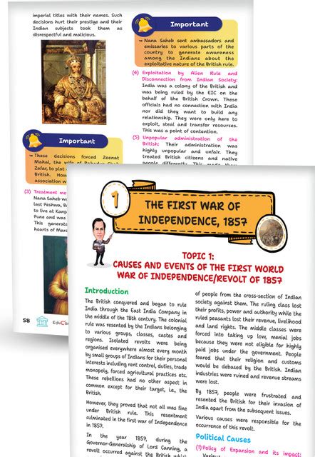 Educart Handouts ICSE Class 10 History & Civics Handwritten Notes 2026 ...