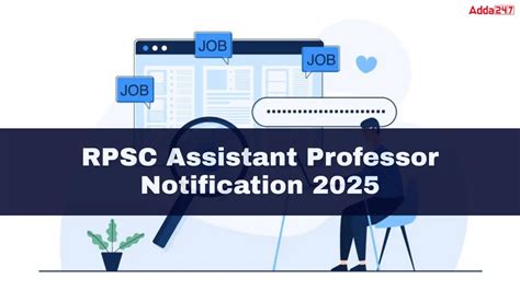 RPSC Assistant Professor Exam Date 2025 Out for 574 Posts, Check Schedule