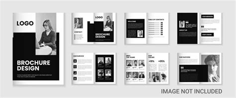 12 page corporate brochure profile design business brochure layout a4 ...
