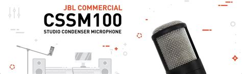 JBL Commercial CSSM100 Studio Condenser XLR Microphone : Amazon.in ...