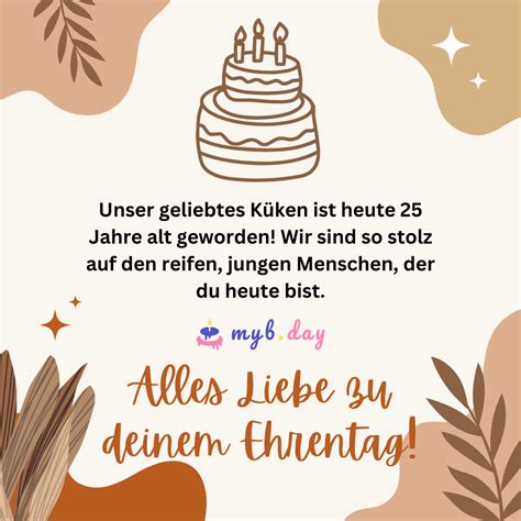ᐅ Glückwünsche zum 25. Geburtstag - 60 tolle Sprüche