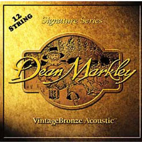 Dean Markley 2206 Vintage Bronze Signature Series 12 Acoustic Guitar S ...