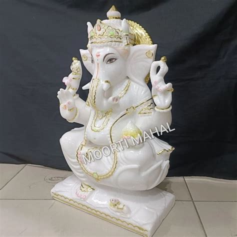 Ganesh Marble Statue - Marble Ganpati Statue Manufacturer from Jaipur