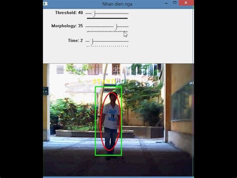 Fall Detection in OpenCV 的图像结果