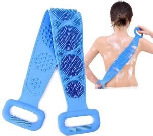 LAMANSH Silicon Body Back Scrubber, Double Side Bathing Brush for Skin ...
