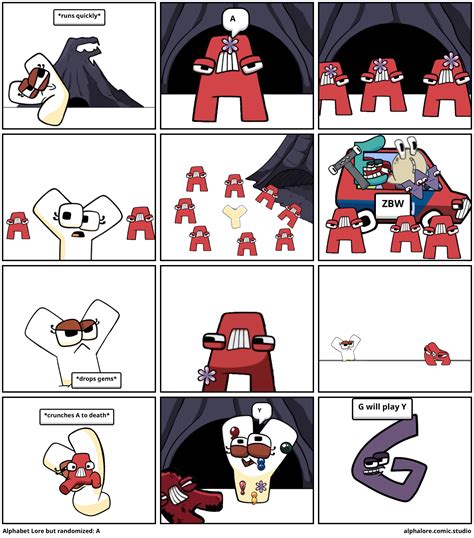 Alphabet Lore but randomized: A - Comic Studio - Letter Y PNG
