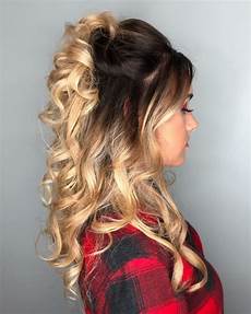 Homecoming Hairstyles Half Up Curly by 27 Prettiest Half Up Half Prom Hairstyles For 2020 Homecoming Hairstyles Half Up Curly