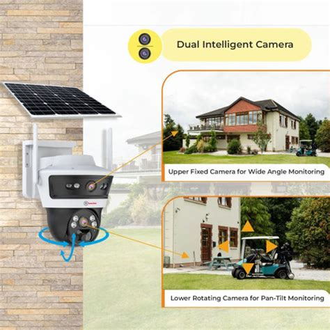 Trueview 3+3MP 4G Mini PT Solar Powered Linkage Advanced CCTV ...