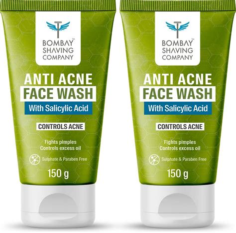 BOMBAY SHAVING COMPANY Anti Acne Facewash for Oily and Combination Skin ...
