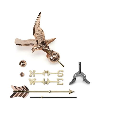 Good Directions Polished Copper Roof-mount Eagle Weathervane 8815PR at ...