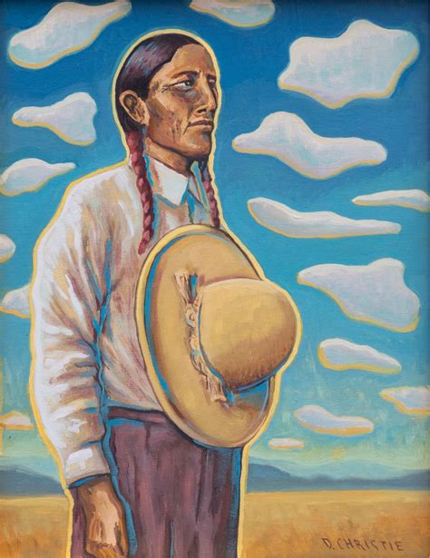 Drew Christie Painting Looking West Oil on Linen