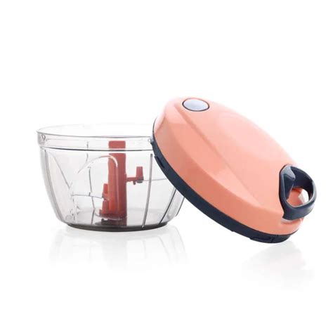 500 ML Plastic Peach Colour Vegetable Chopper