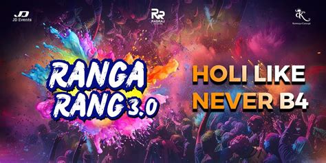 RANGA RANG 3.0 (THE HOLI CARNIVAL ) | holi-parties Tickets Mumbai ...