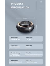 STYLENFLAUNT Senteur 365- Round Luxury solar car fragrance Premium Sol ...