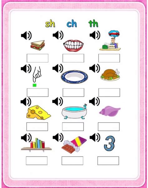 Phonics Exercise For Kindergarten - Worksheets Library