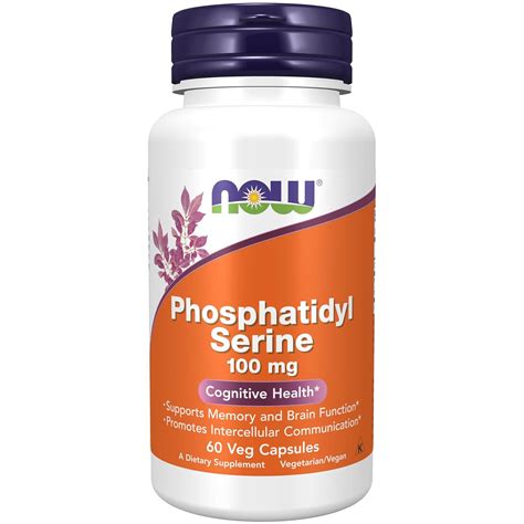 NOW Foods Phosphatidyl Serine 100mg, 60 Capsules : Amazon.in: Health ...
