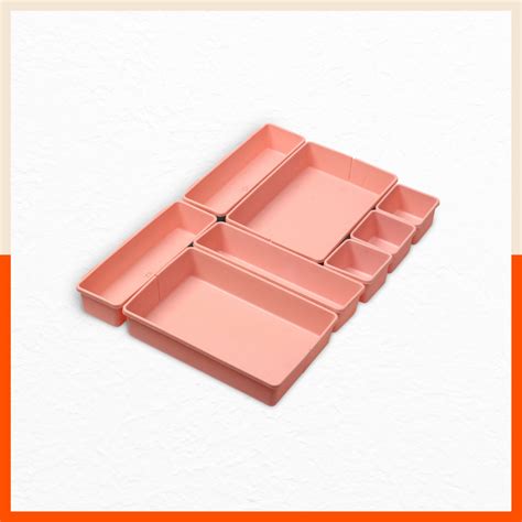 Stomo Vero Multipurpose Drawer Organizer for Home | Pink – Bathla Home
