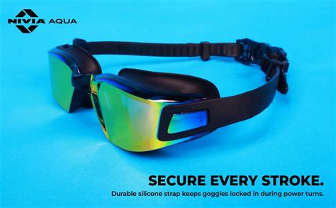 Buy NIVIA Viper 2.0 - M Swimming Goggles for Adults, Anti Fog Goggles ...