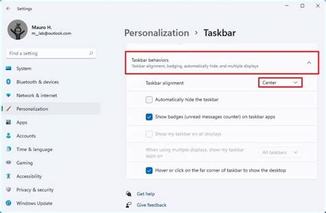 Image result for Windows 11 Taskbar Alignment Option Missing