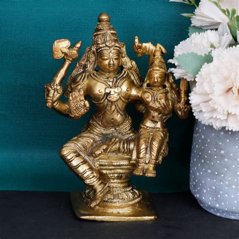 Buy Artvarko Lakshmi Vishnu Murti Brass Laxmi Narayan Idol Statue ...