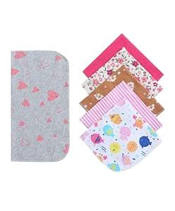 BUMZEE Multi Girls Napkin Pack of 6 Age - 0-24 Months (Peb9340 ...