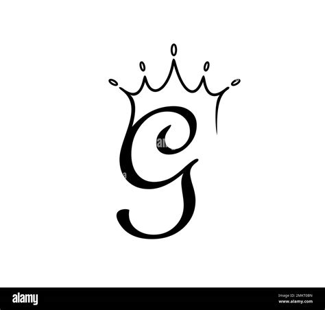 A vector illustration of Crown Monogram Logo Initial Letter G Stock Vector Image & Art - Alamy