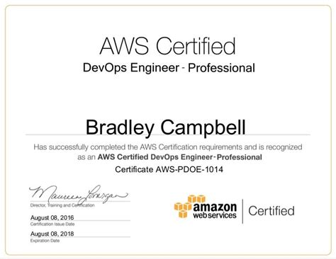 Image result for AWS DevOps Certification Example