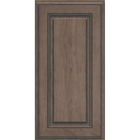 KraftMaid 15-in W x 15-in H Baltic Cherry Kitchen Cabinet Sample at ...