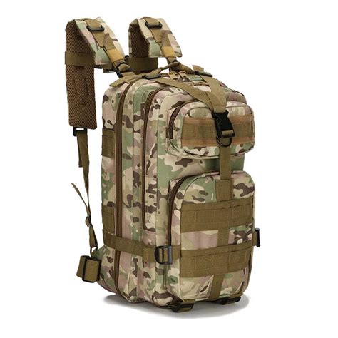 Camouflage Tactical Backpack Waterproof Army Backpacks Military Outdoor ...