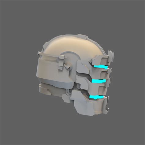 Dead Space Remake Isaac Clarke Full Wearable Helmet 3D model 3D ...
