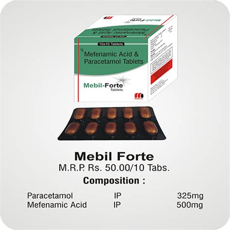 Mebil Forte Tablets Medibyte A Division of Dr. Kumars Pharmaceuticals